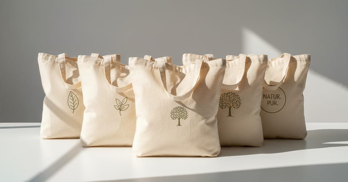 Baumwolltaschen naturfarben