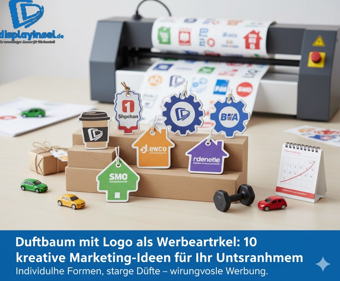 Duftbaum mit Logo bedrucken