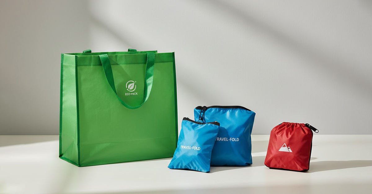Faltbare Einkaufstaschen