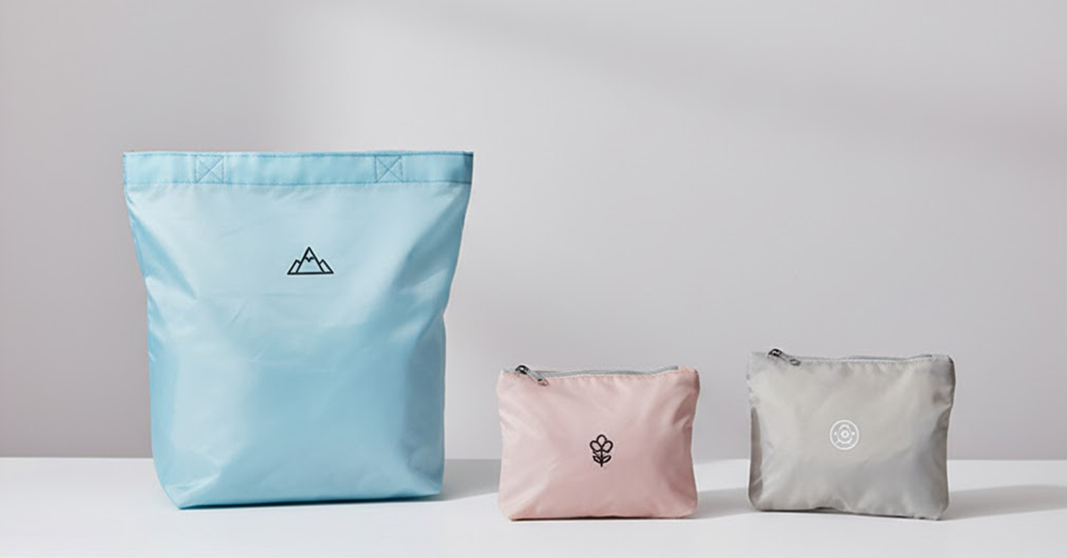 Faltbare Taschen mit Etui