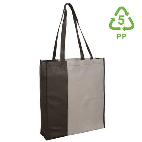 Asymmetrisch Duo Tasche 38 x 42 x 10 cm Boden- Seitenfalte ab 250 Stück