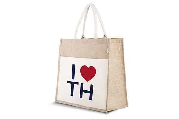 Jute Strandtasche Combi