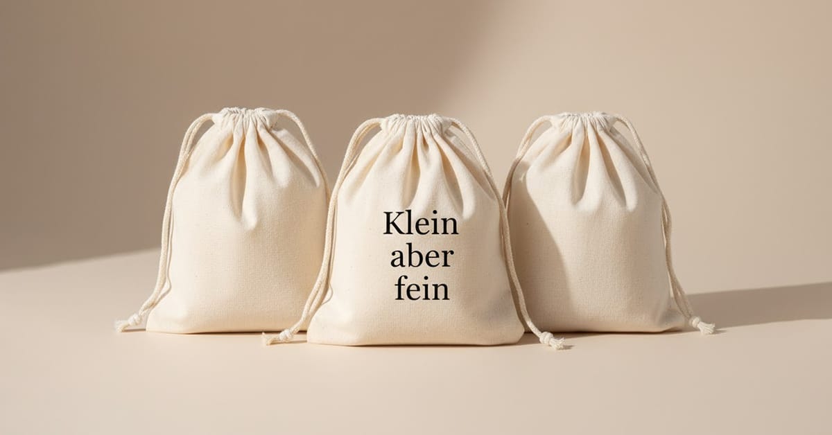 Kleine Baumwolltaschen 22x26cm
