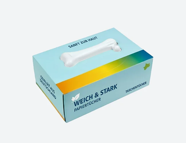 MediShape 3D Knochen-Taschentuchbox – Kreatives Anatomie-Design