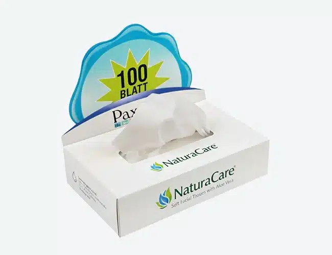 Kompakte Kosmetiktuchbox mit Klappe – Weiche 2-lagige Tücher für Büro, Hotel & Zuhause