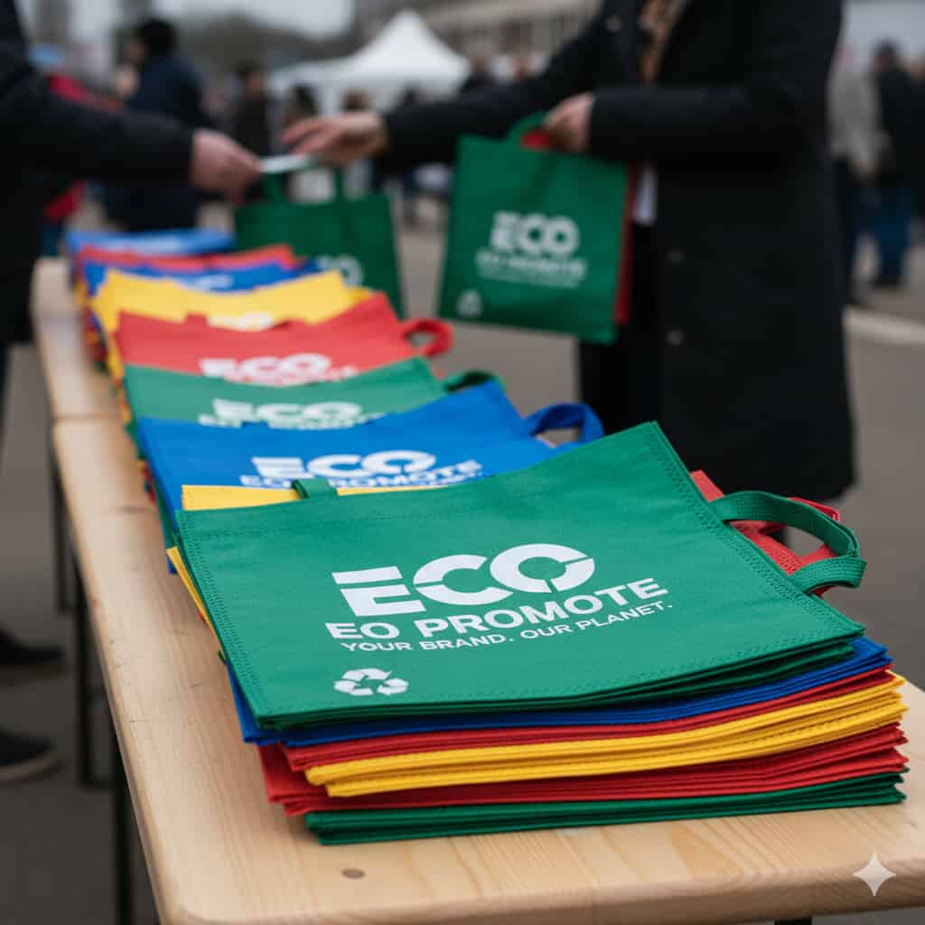 Non Woven Taschen bedrucken: Budget-Werbetaschen für Massenverteilung