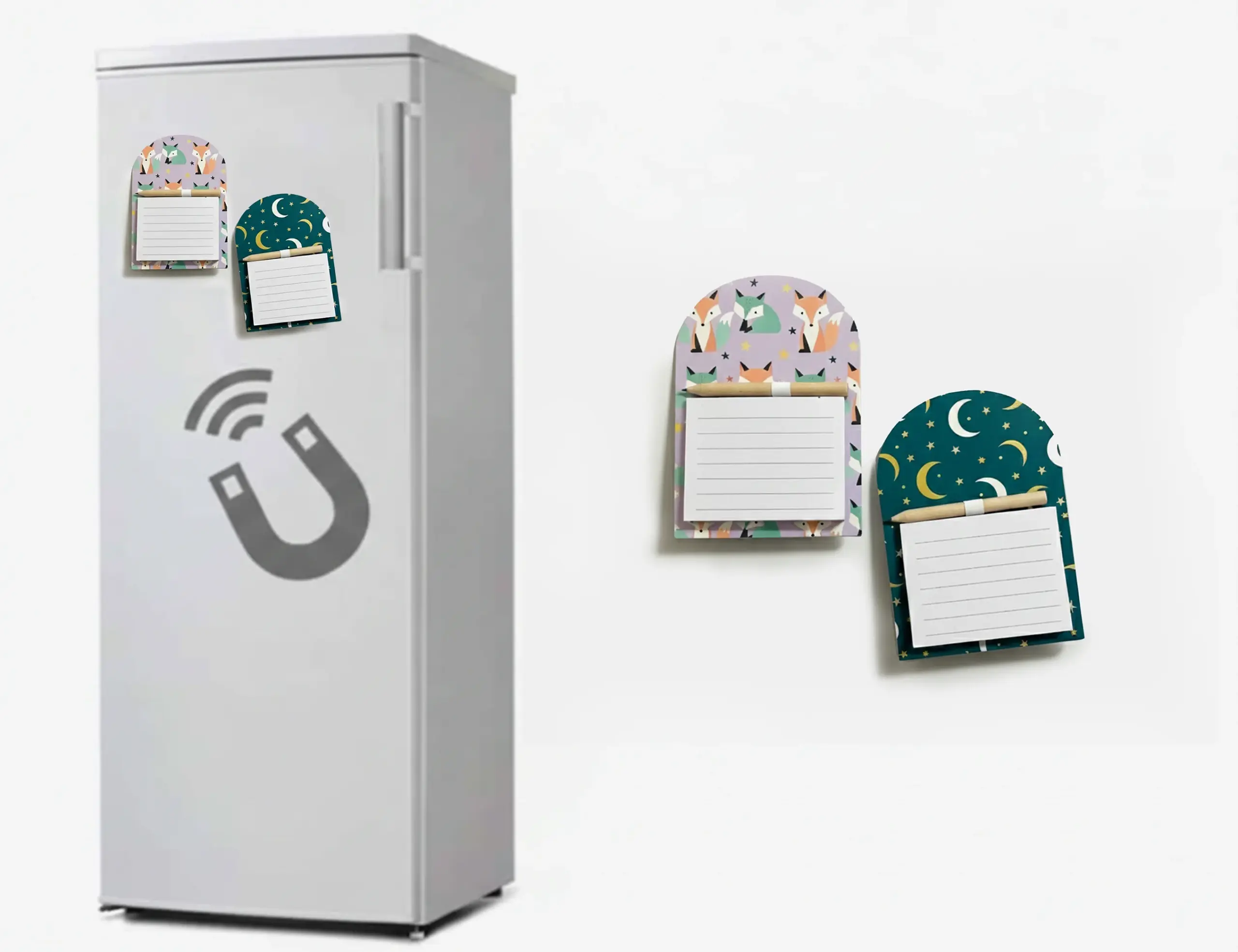 Individuelle Notizblock-Magnete