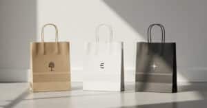 Papiertüten mit Papierkordel