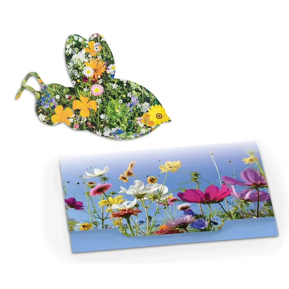 Samenpapier – Standardmotiv mit integrierten Samen