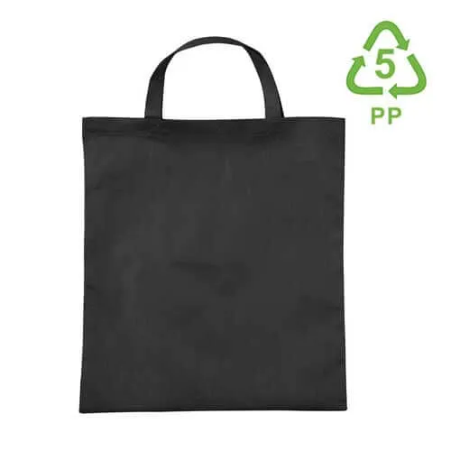 PP-Tasche Classic mit zwei kurzen Henkeln und Bodenfalte ab 100 Stück