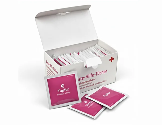 Boxed Antiseptische Feuchttücher 25 Stück