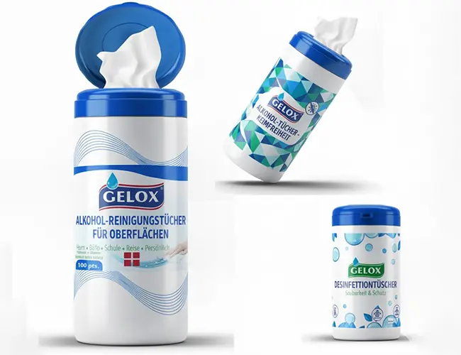 OBERFLÄCHENREINIGUNG ALKOHOL-FEUCHTTÜCHER - Ansicht 2